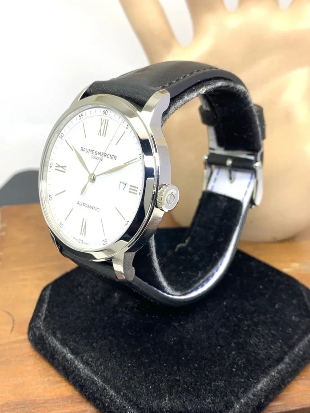 Baume & Mercier Men's Watch M0A10332 Classima Swiss Automatic White Dial 42mm